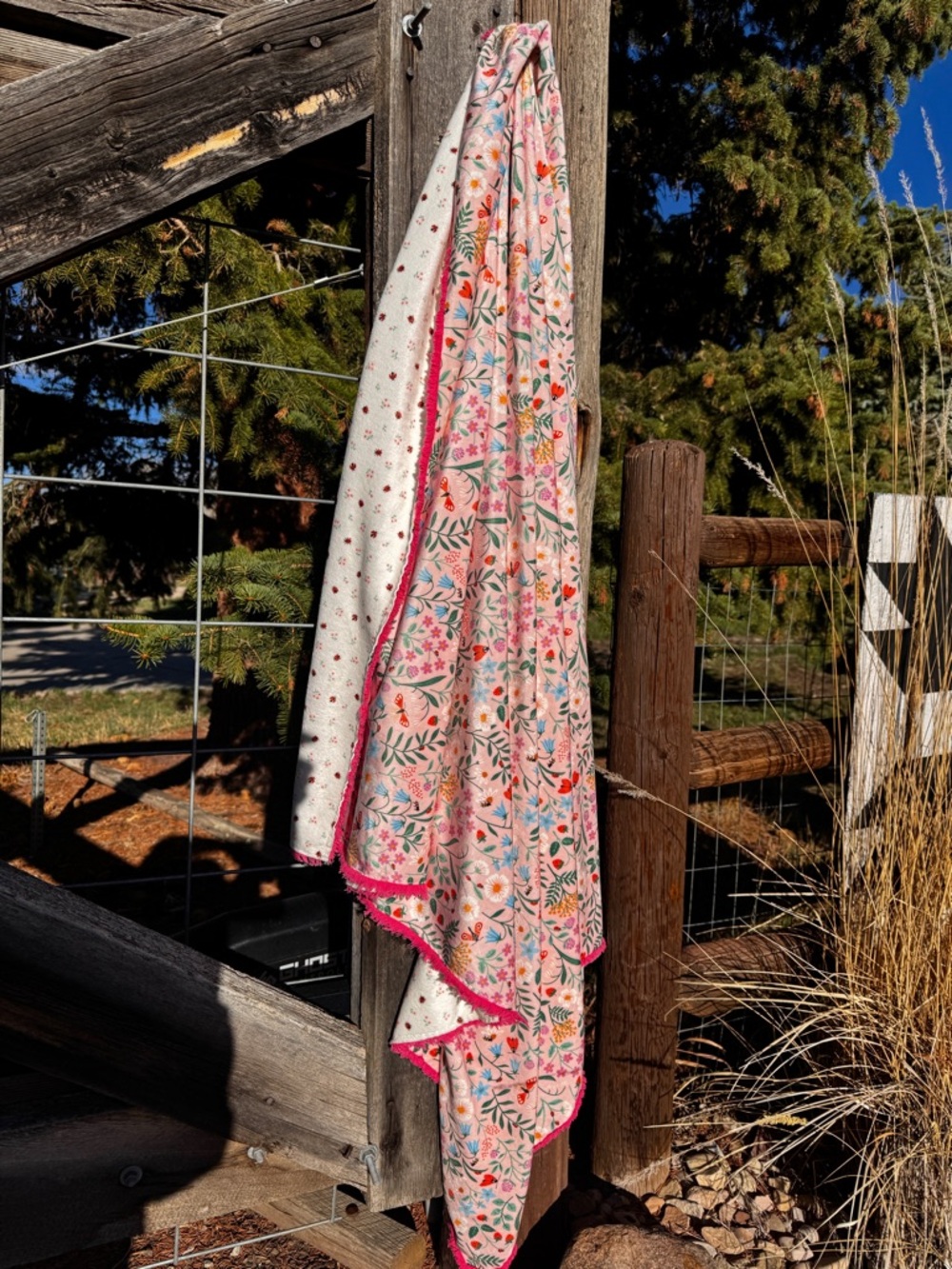 Soft adult size throw. New custom made.
